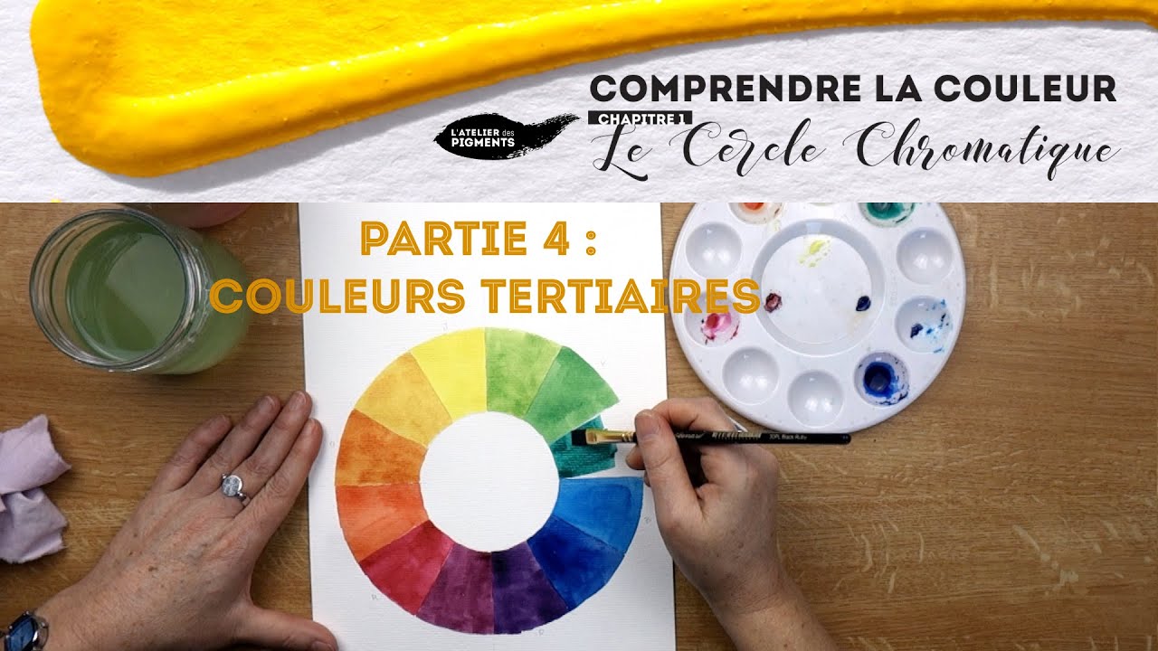 Le cercle chromatique (partie 4) couleurs tertiaires