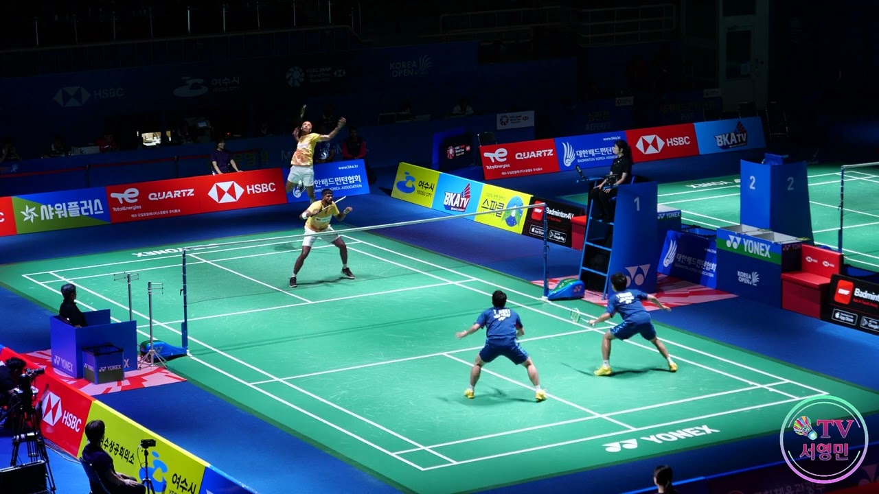2023 코리아오픈 배드민턴 남복 🇮🇳  RANKIREDDY SHETTY VS 🇯🇵 HOKI KOBAYASHI