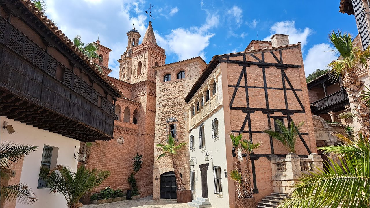 El Pueblo Español in Palma de Mallorca Spain April 2024