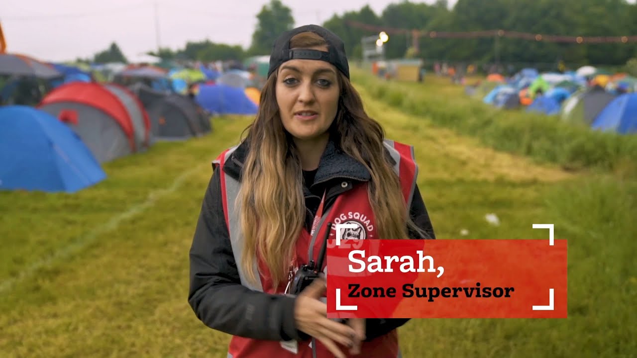Sarah a Campsite Supervisor working at Latitude Festival with Hotbox #festival #latitudefestival