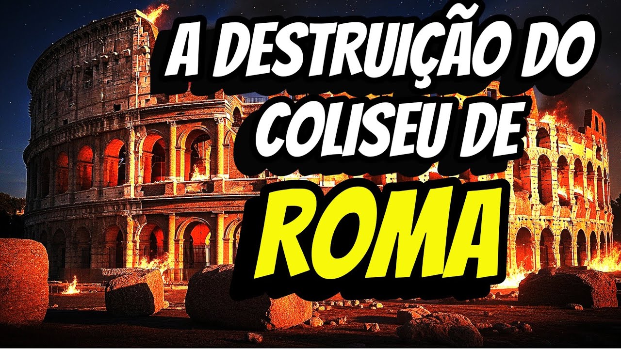 COLISEU DE ROMA: história de luta e destruição ⚔️🔥