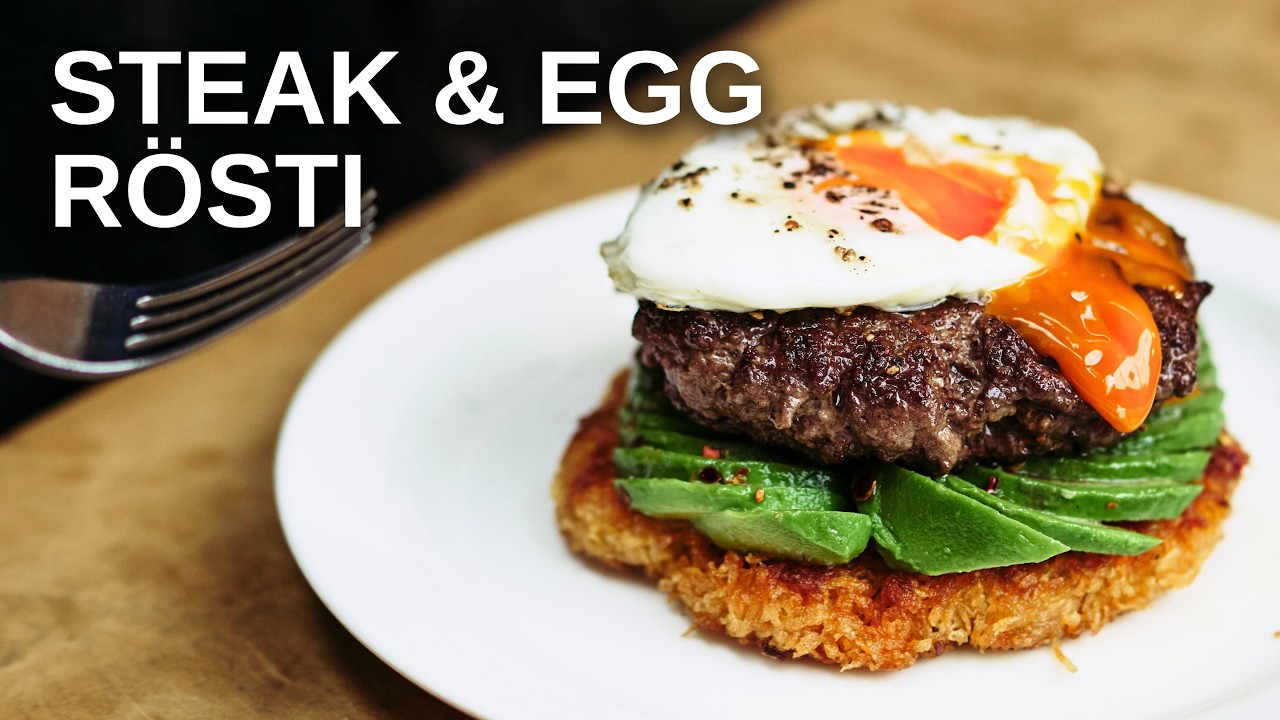 STEAK & EGG RÖSTI - Quick & Easy