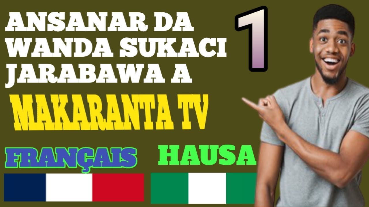 KO KASAN WANDA SUKACI JARABAWA AM MAKARANTA TV DARASIN KOYON FARANSANCI 🤭