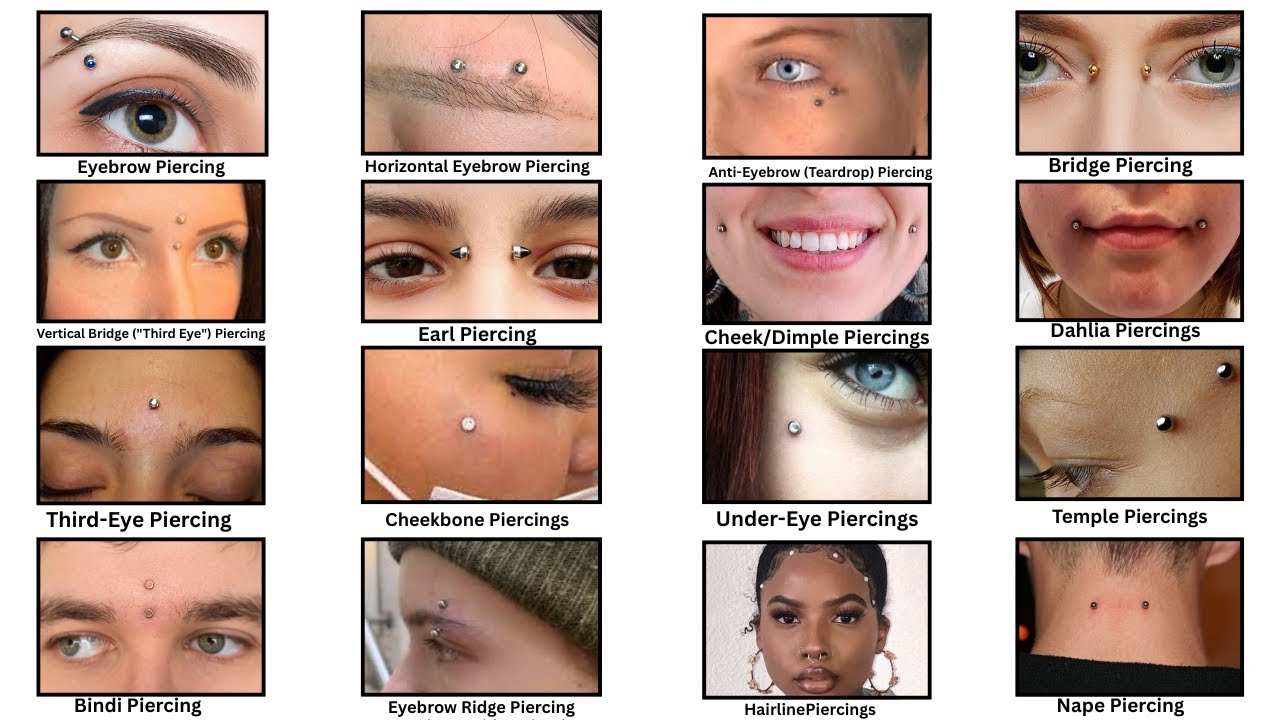 All Major Face Piercings Explained in 11 Minutes