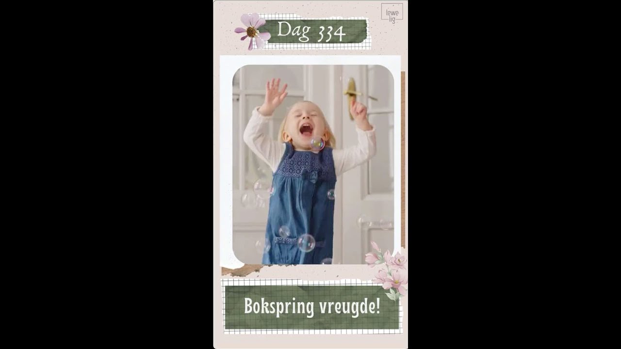 DAG 334 - BOKSPRING VREUGDE!