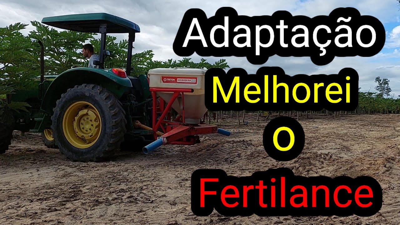Adubação em lavoura de mamão || Fertilance tritom