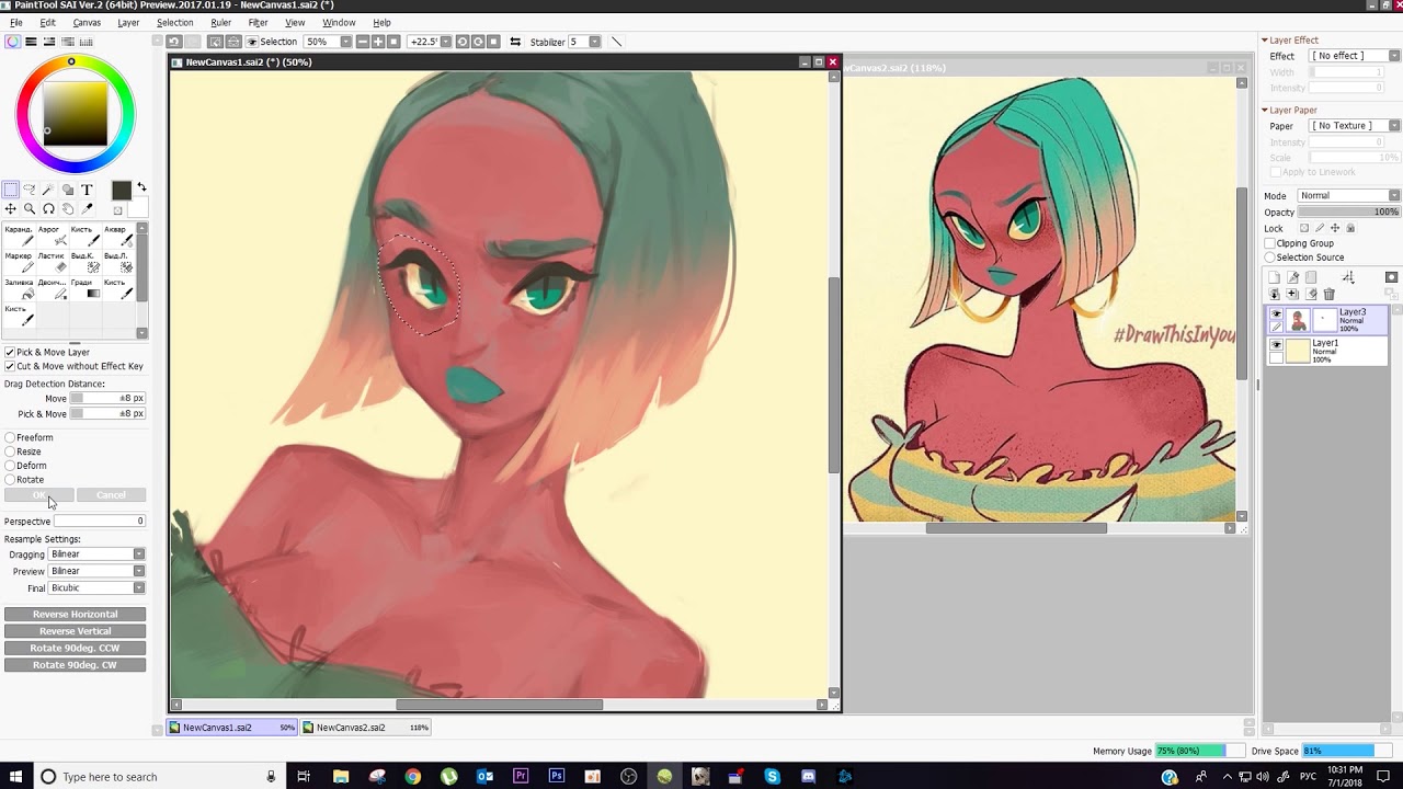 Speedpaint (Paint Tool SAI) #DrawThisInYourStyle
