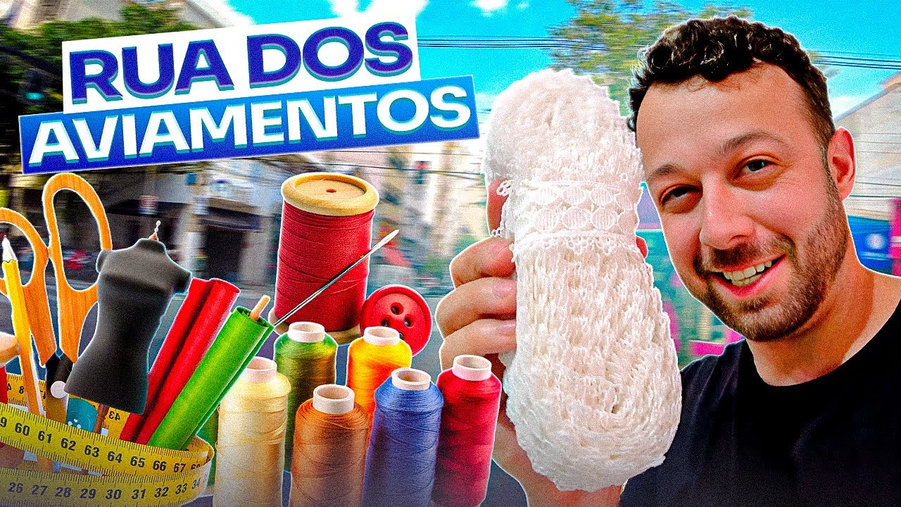 O MELHOR LUGAR para COMPRAR AVIAMENTOS em SP