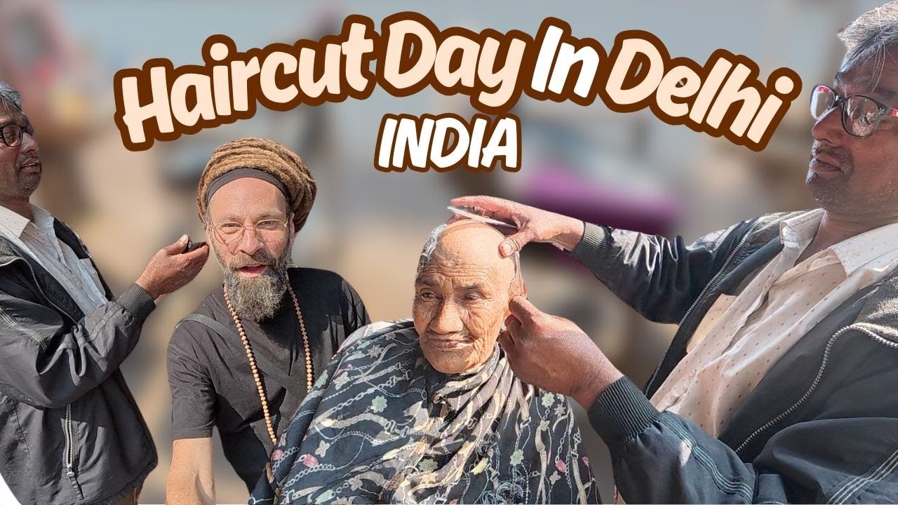 We got ripped off for a haircut in Delhi India! But also had fun exploring Chandni Chowk #lalaji