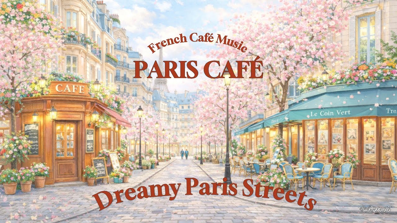 🎧Dreamy Paris Streets !☕ French Café Instrumentals for Quiet Moments | 2 Hour [PL06]