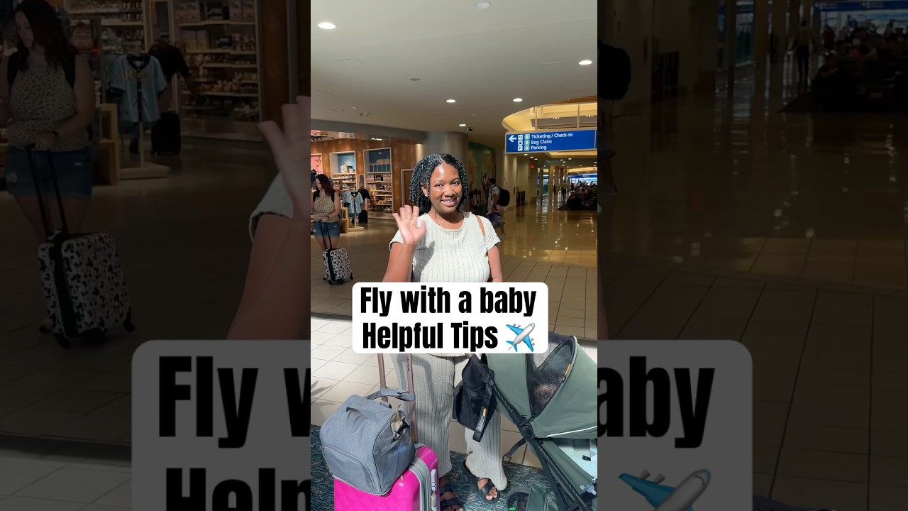 How to Fly w&rsquo; a baby with ease. #babyfirstflight #airplane #parenthood #flying #baby