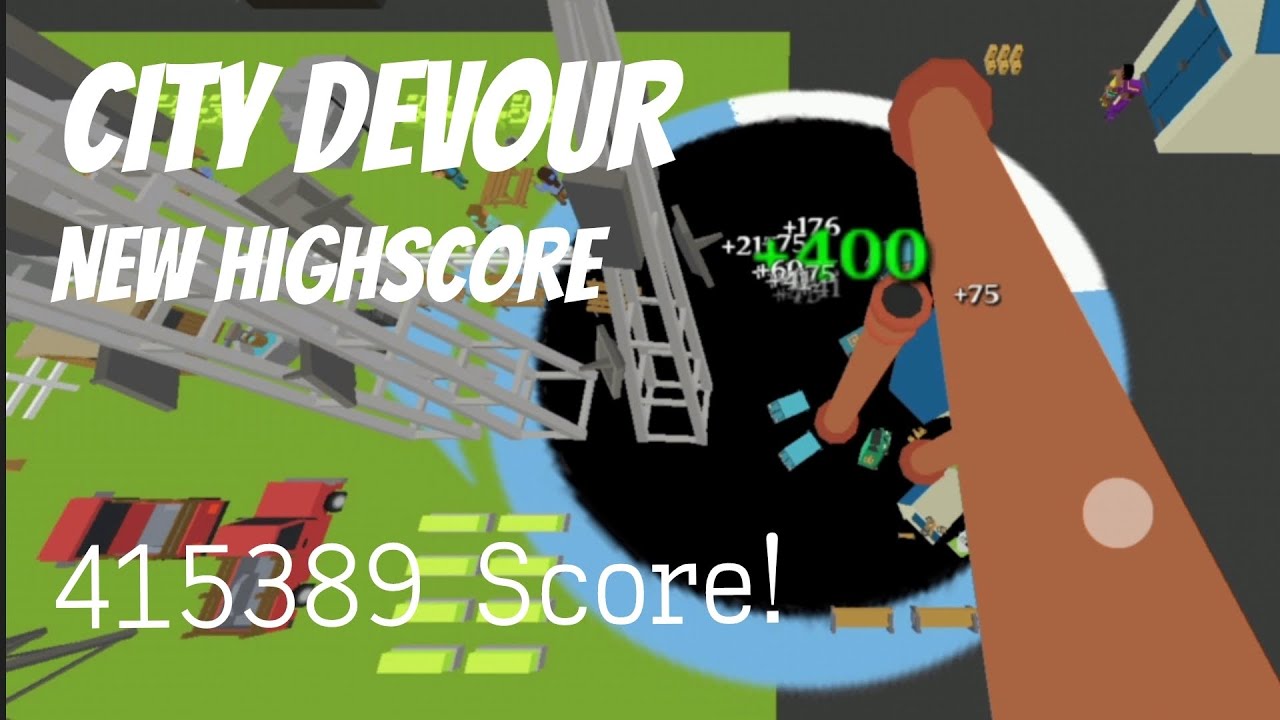 City Devour Gameplay! (NEW HIGHSCORE)  415k (415389) Score Run!