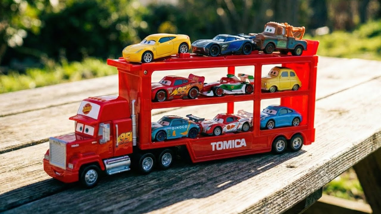 Disney Pixar Cars toys Review | Lightning McQueen, Finn McMissile, Mack, Doc Hudson,Cruz Ramirez