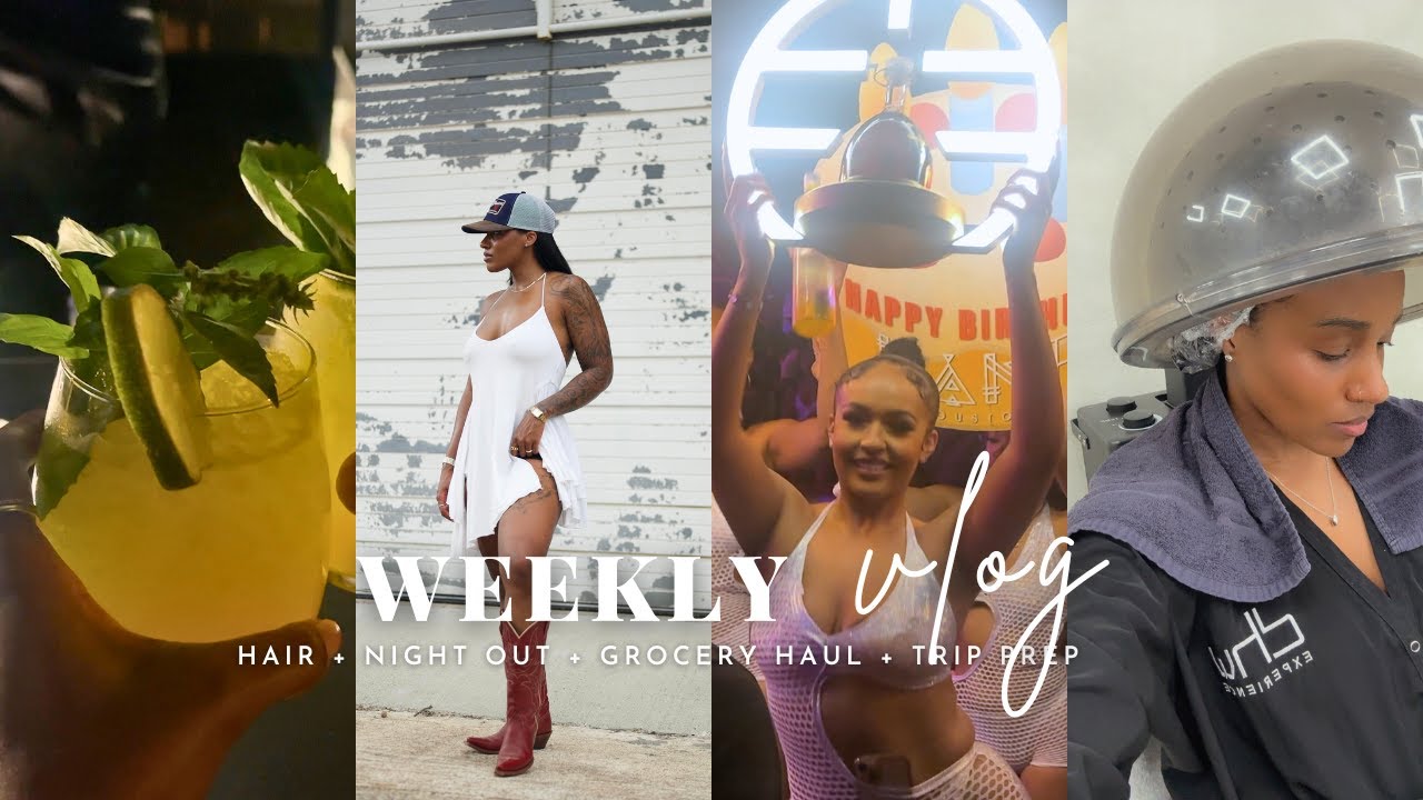 WEEKLY VLOG | Beauty Maintenance + Houston Night Out + Shopping + Grocery Haul