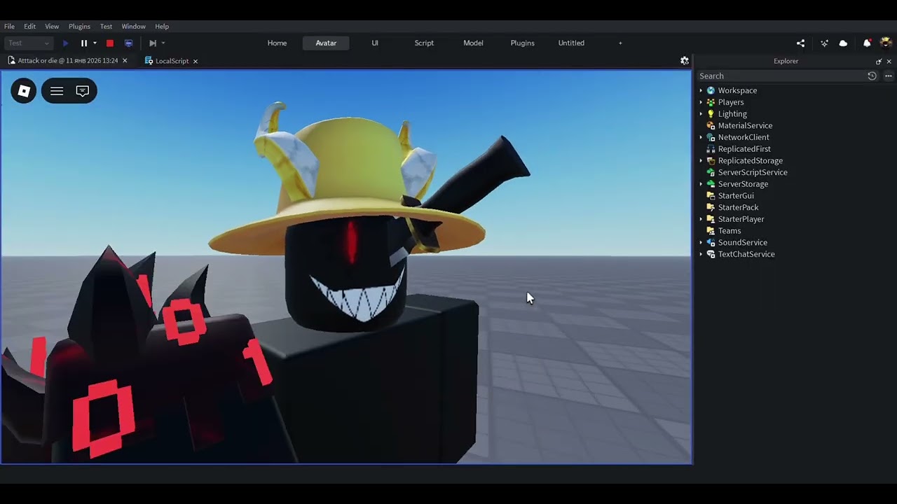 Создаю свою TSB в ROBLOX STUDIO 
