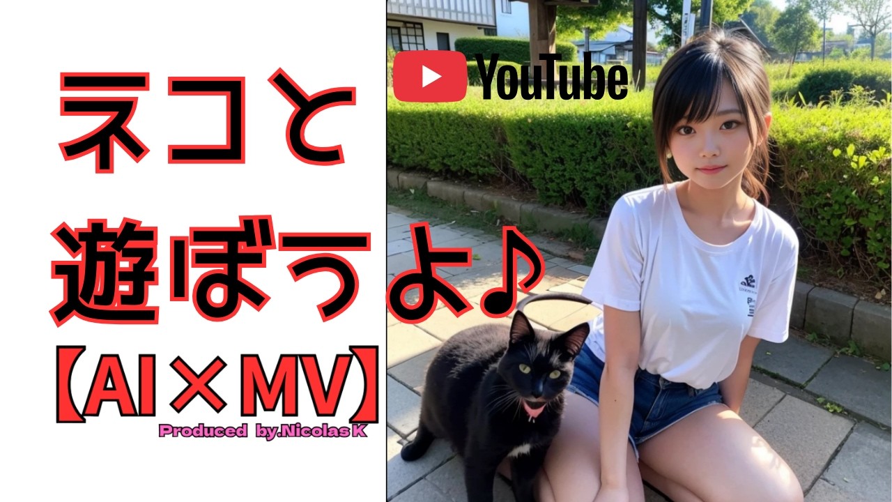 【AI×MV】ネコと遊ぼうよ