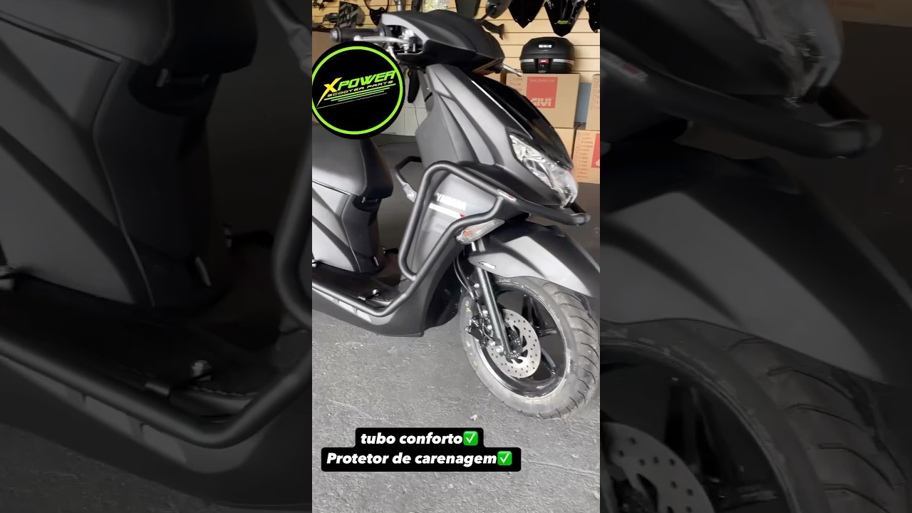 Yamaha Fluo Tubo Conforto Suspens&atilde;o Protetor carenagem #music #pcx150 #yamaha #smartphone #funny