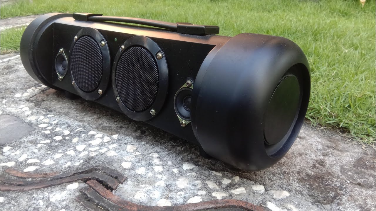 DIY boombox | membuat speaker boombox dari pipa paralon.