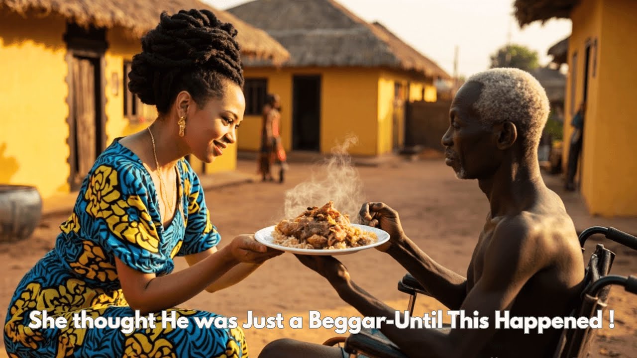 She Fed a Poor Crippled Beggar Every Day – Until He Said “I’m a Billionaire” #BillionaireInDisguise