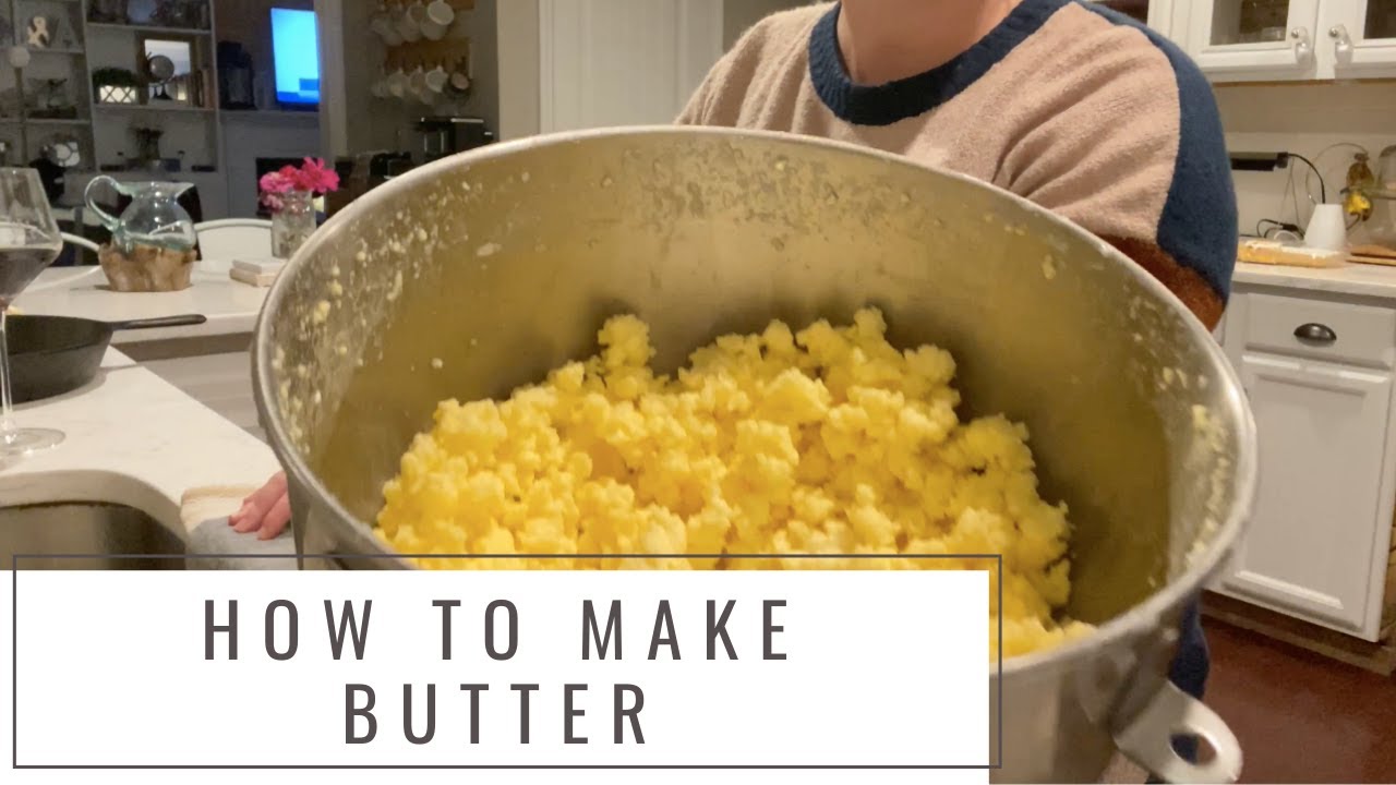 How to make butter with your KitchenAid mixer | Uncommon Roots Homestead