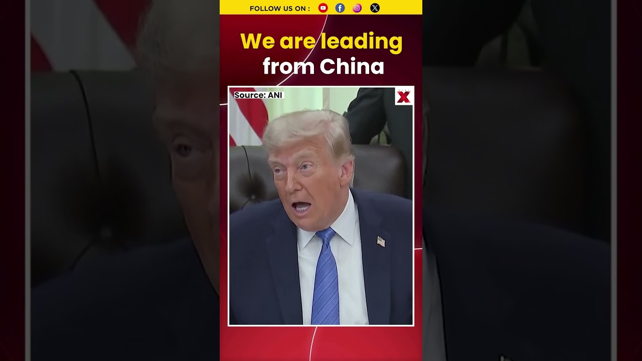 #mustwatch Trump Says US Is Leading China As He Highlights America's Economic Strength
