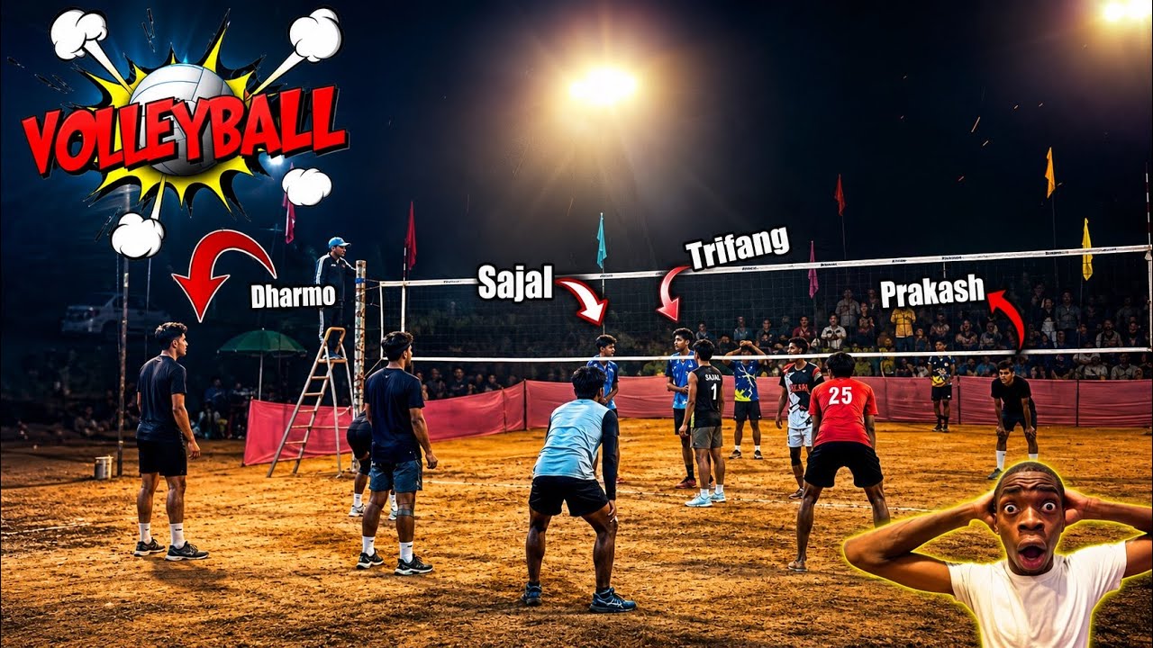 Volleyball Tournament Set-1 Bhati fatik chera VS Came back Team 🔥