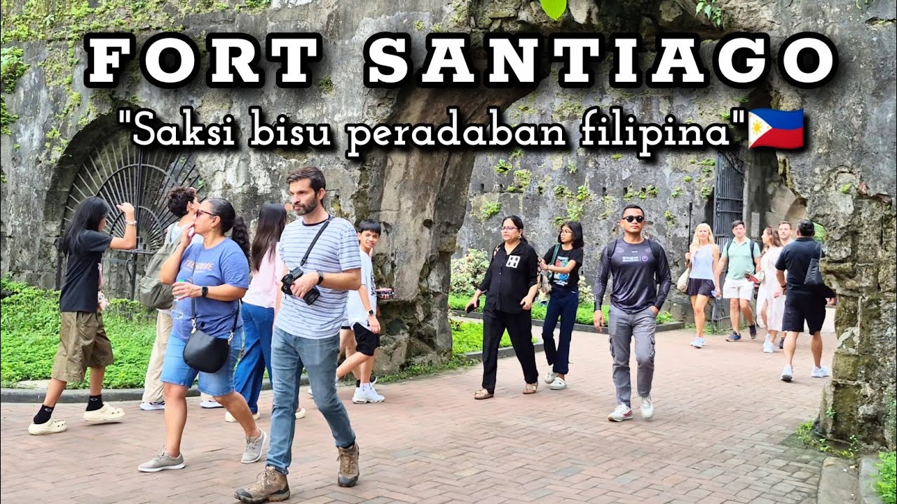 ADA PENJARA BAWAH TANAH😲‼️FORT SANTIAGO JEJAK SEJARAH SPANYOL DI FILIPINA🇵🇭