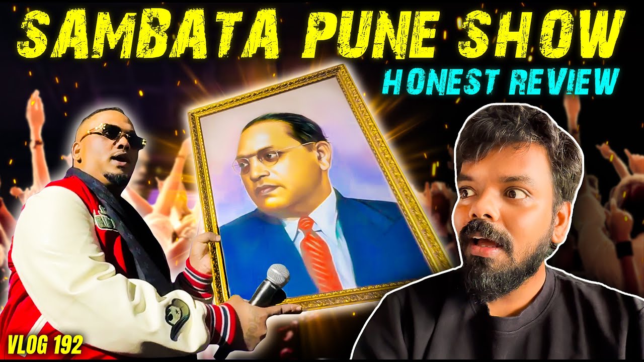 @sambata__00  GOT Dr. AMBEDKAR PORTRAIT IN PUNE SHOW | VLOG 192