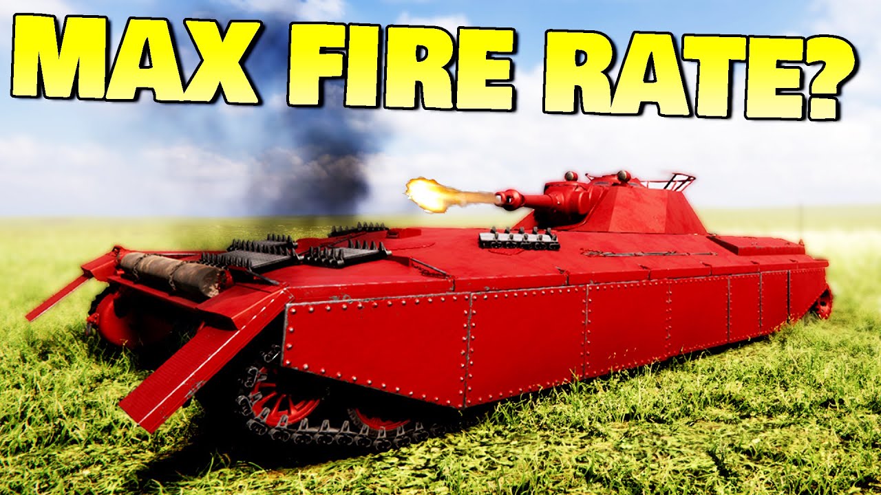 I Made a Tank with the Highest Fire Rate, But at What Cost? - Sprocket Gameplay