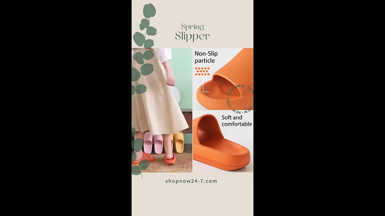 Bathroom Slippers Non Slip Quick Drying Spa Shower Sandal 🔥🔥 shopnow24-7.com