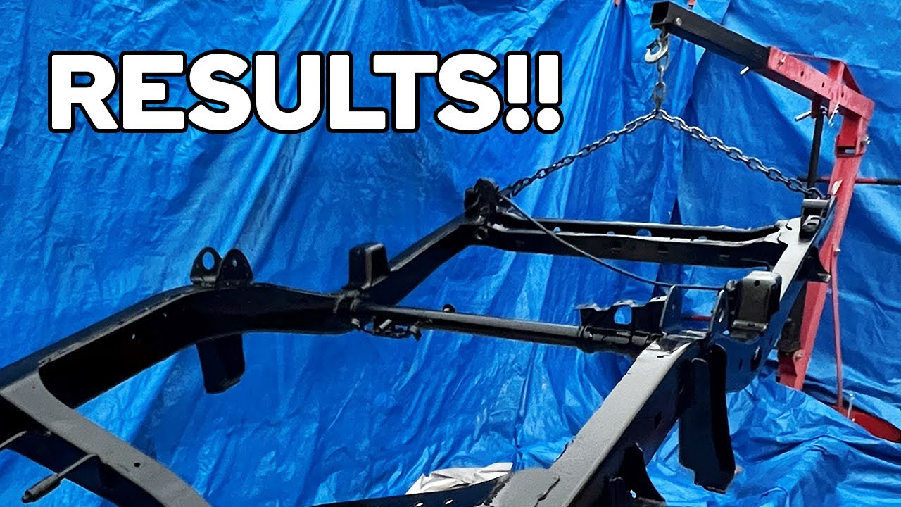 Hilux Chassis Restoration Without Sandblasting - RN46 - V8 Hilux Build Ep 6
