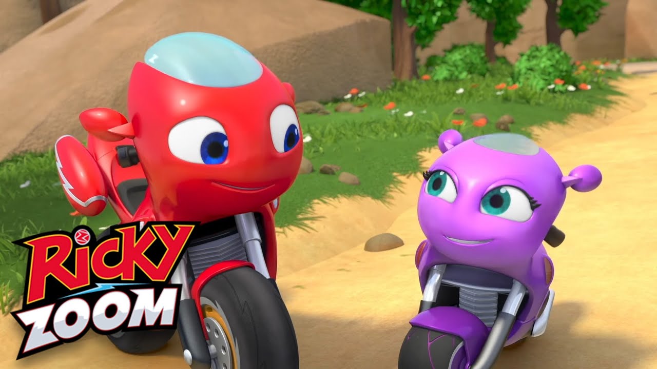 Ricky niñera ⚡️¡¿Copiando Loop?! ⚡️ Dibujos Animados De Motos | Ricky Zoom Español