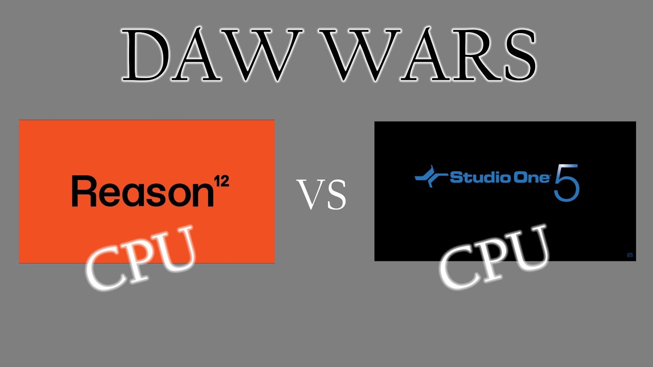YYBY | Reason 12 CPU vs Studio One 5 CPU pt2