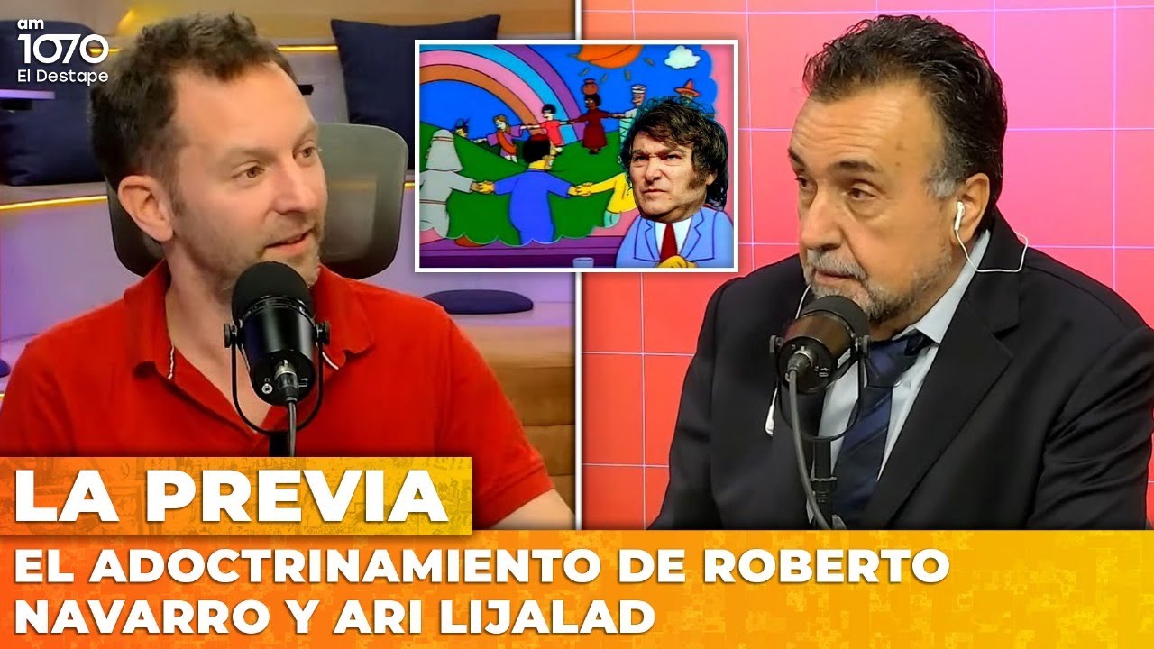 💥 El adoctrinamiento de Roberto Navarro y Ari Lijalad | LA PREVIA