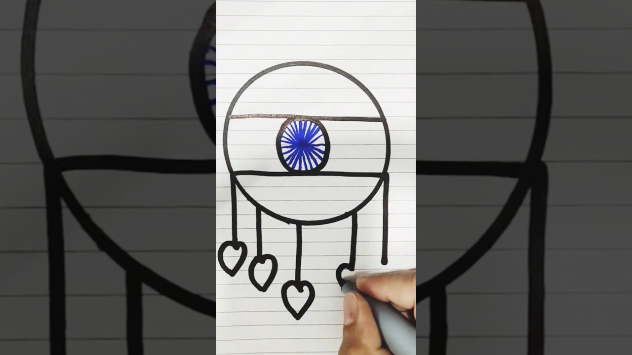 Happy Independence Day Drawing 🇮🇳🇮🇳✨✨#indian #indianflag #shorts #drawing #drawingtutorials #viral