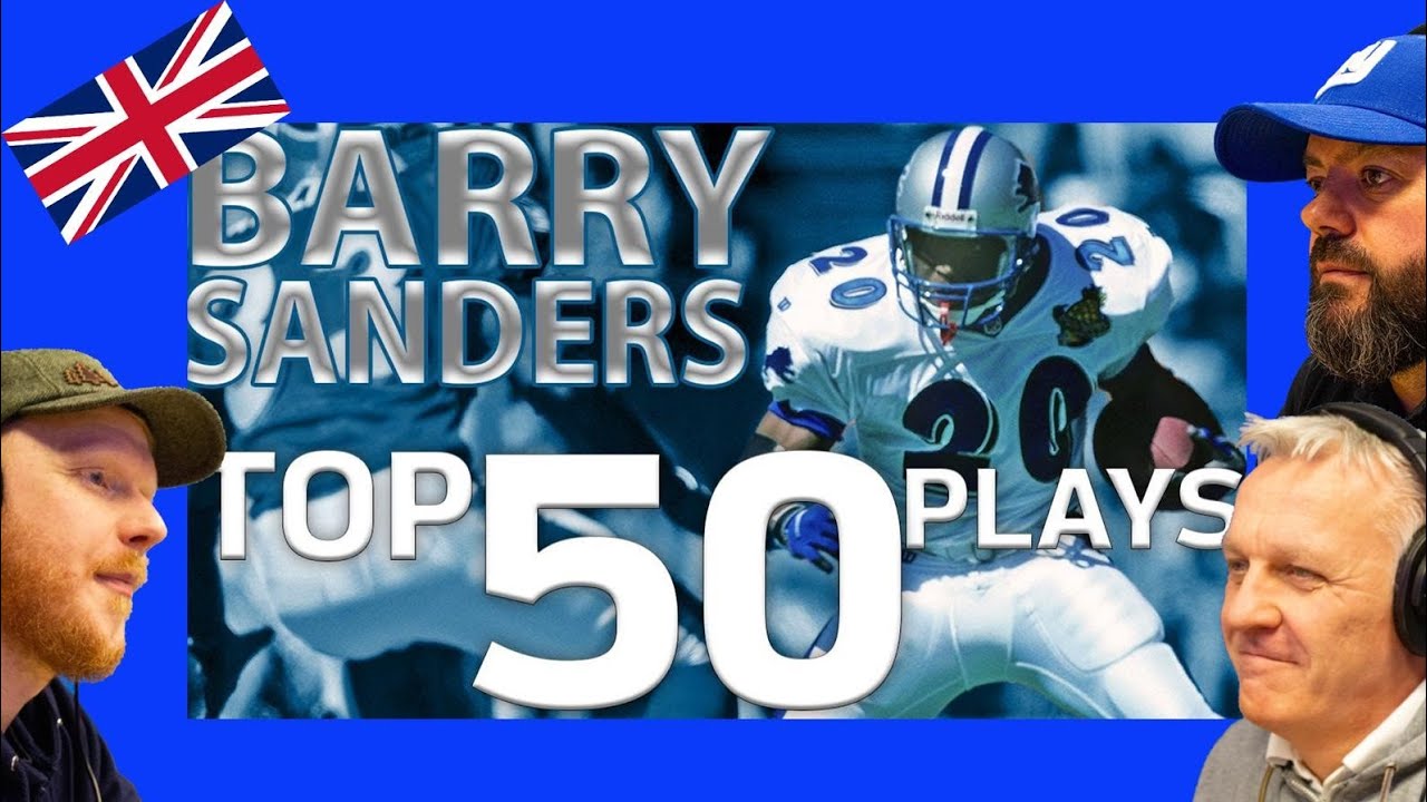 Barry Sanders Top 50 Most Ridiculous Plays of All-Time REACTION!! | OFFICE BLOKES REACT!!