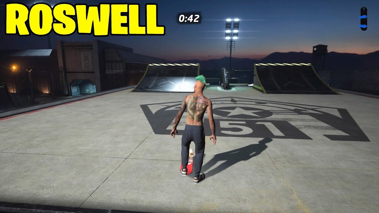 Tony Hawks pro skater 1+2.Roswell,Area 51 - How to Get Gold Medal