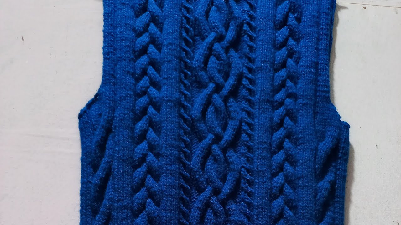 How to make sweater ko back side (long) स्वेटर को पछाडीको भाग)