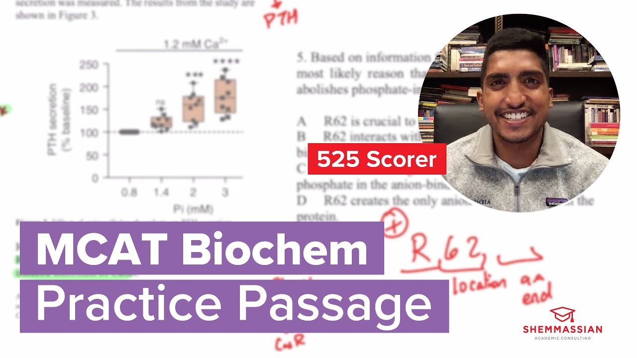 MCAT Biochem Passage Tutorial w/ a 525 Scorer