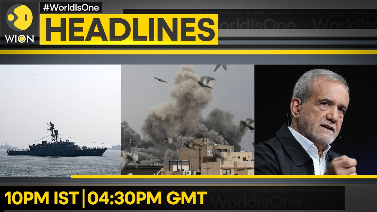 IDF Strikes Iran's Security Compounds | US Sinks Iran Ship: 87 Killed, 61 Missing | WION Headlines