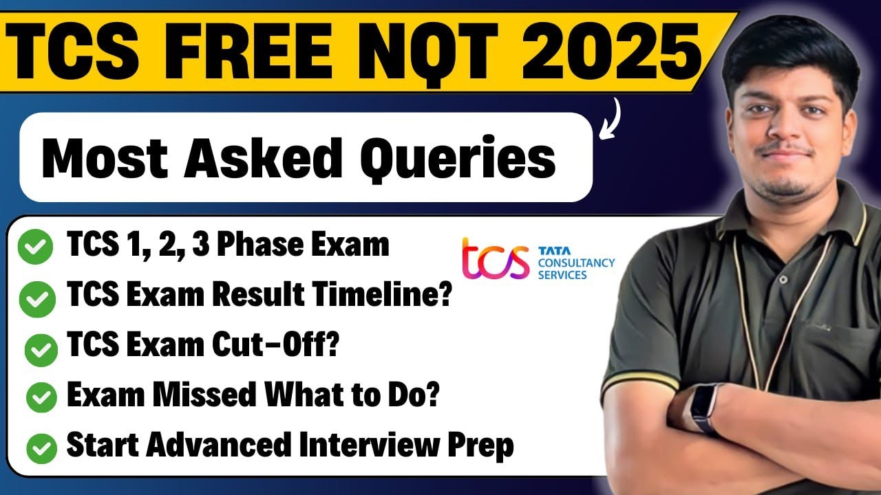 🔥TCS NQT 2025 Exam Result | TCS 1, 2, 3 Phase Exam | TCS Cut Off 2025 | Exam Missed What to Do?