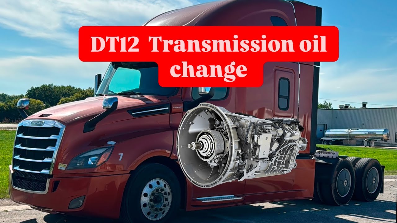 Transmission Oil Change  Freightliner Cascadia | DT12  transmission oil change | DD13/DD15/DD16