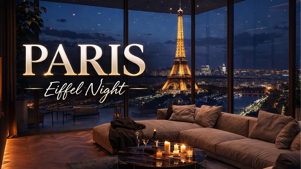 Escape to Paris in 5 Minutes 🇫🇷 | Luxury Eiffel Tower Night Ambience