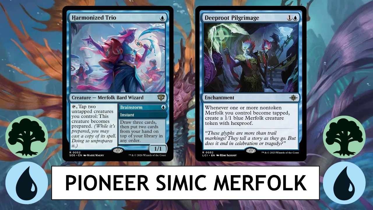 MTG Pioneer Simic Merfolk - Мне не нужны ваши земли-фечленды, чтобы играть Brainstorm, спасибо.