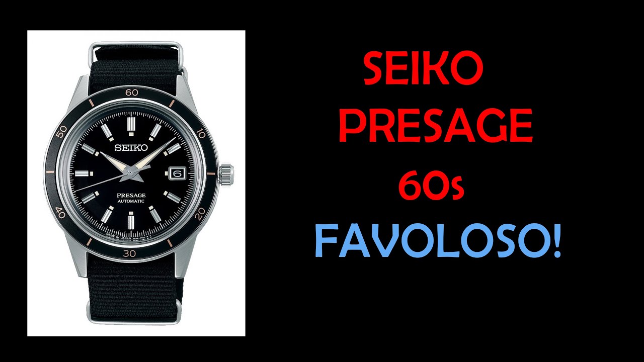 SEIKO PRESAGE style60's favoloso!!