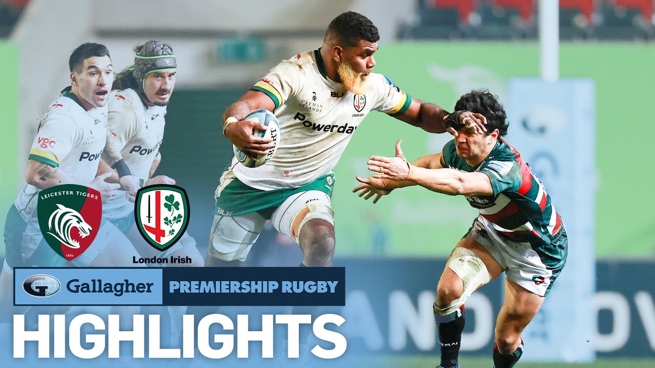Leicester v London Irish - HIGHLIGHTS | Incident Packed Battle | Gallagher Premiership Rugby 2020/21