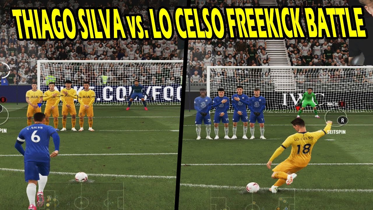 FIFA 21: Heftiger Freistoß in THIAGO SILVA vs. LO CELSO Freekick Challenge vs. Bro! - Ultimate Team
