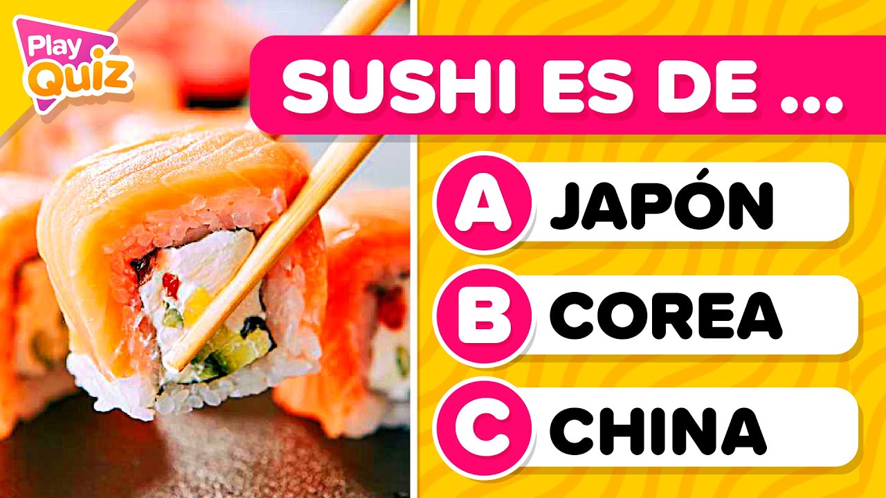 Adivina el Pa&iacute;s por su Comida 🍕🌮😋 | PARTE 1 | &iquest;Cu&aacute;nto sabes de gastronom&iacute;a? | Play Quiz Trivia