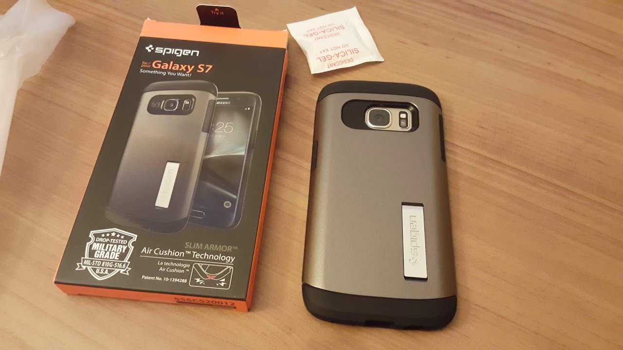 Spigen Slim Armor Galaxy S7 Unboxing Review