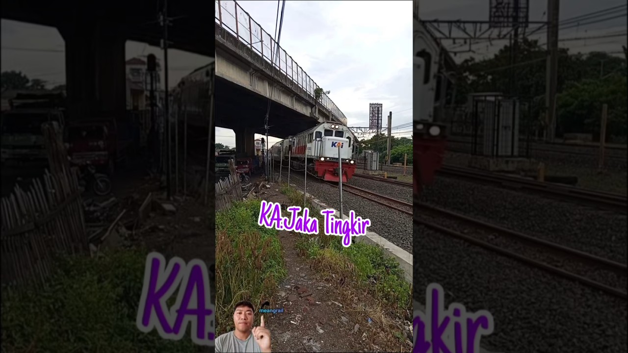 kereta Jaka Tingkir pagi menuju St.Pasar Senen Jakarta | rangkaian new generasi